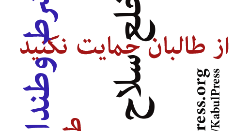 شرط وطنداری: طالب نشوید و از طالبان حمایت نکنید؛ طالبان باید خلع سلاح شوند