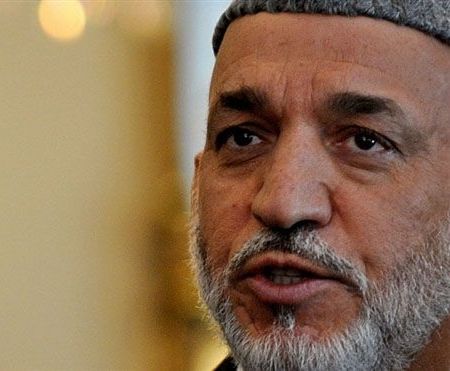 کرزی با دمش!
